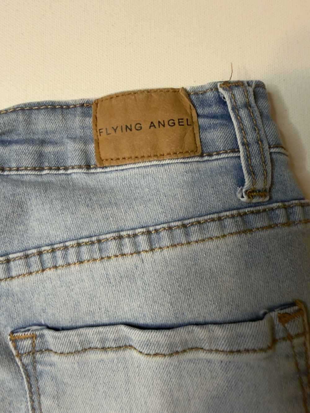 EUC Women's Flying Angel Light Wash Denim Jeans Size 7/25" Inseam (KB6) - Picture 9 of 9